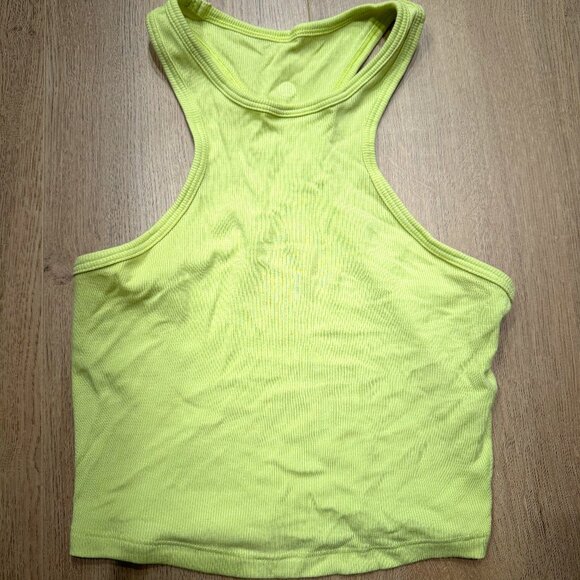 lululemon athletica Tops - lululemon ribbed crop tank size 4